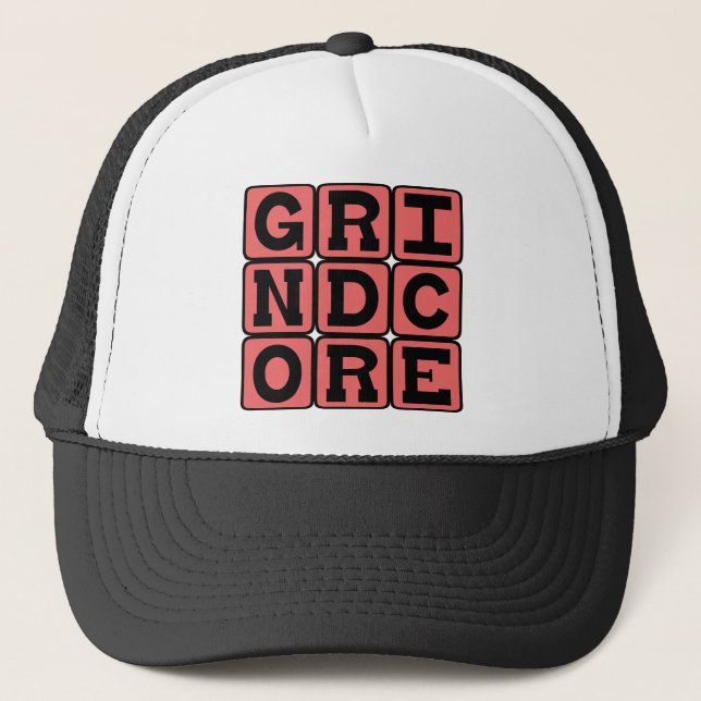 Grindcore, Musikgenre Truckerkappe (Vorderseite)