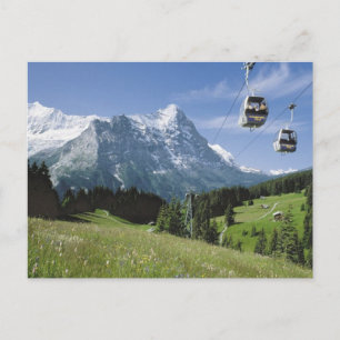 Grindelwald Cable cars Postkarte