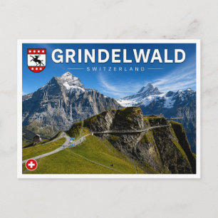 Grindelwald – First Cliff Walk, Schweiz Postkarte