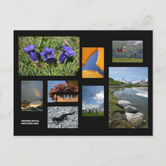 Grindelwald Postkarte (Vorderseite)