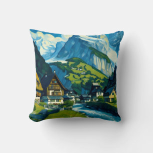 Grindelwald Schweiz Art Kissen