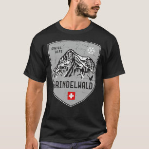 Grindelwald - Schweiz Emblem Classic T T-Shirt