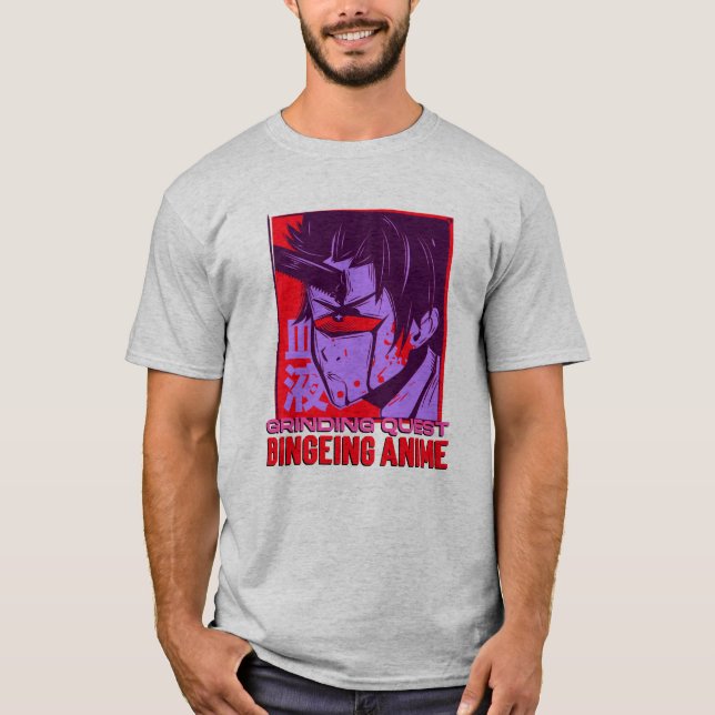 Grinding Quest, Anime-Bingeing  T-Shirt (Vorderseite)