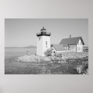 Grindle Point Leuchtturmstation Poster