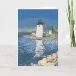 Grindle Point Lighthouse Dankeskarte