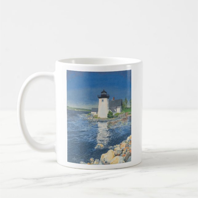 Grindle Point Lighthouse Kaffeetasse (Links)