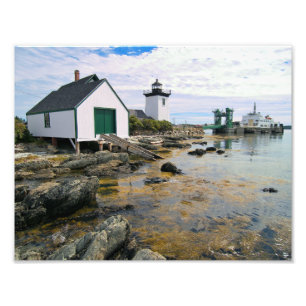 Grindle Point Lighthouse, Maine Foto Print