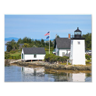 Grindle Point Lighthouse, Maine Foto Print