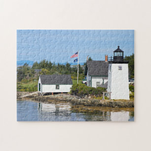 Grindle Point Lighthouse, Maine Jigsaw Puzzle