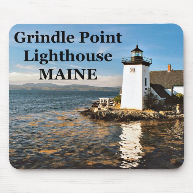 Grindle Point Lighthouse, Maine Mousepad (Vorne)