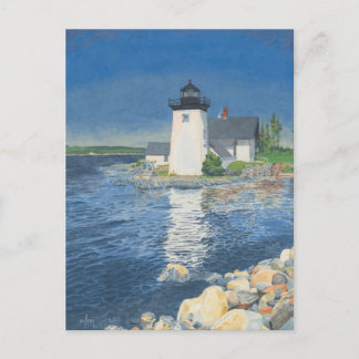 Grindle Point Lighthouse Postkarte