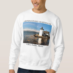 Grindle Punkt-Leuchtturm, Gilkey Hafen Maine Sweatshirt