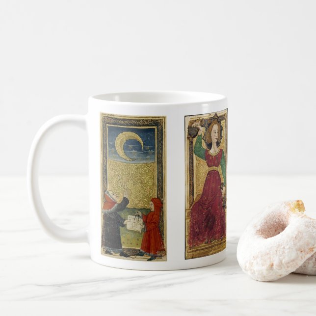 Gringonneur Tarot-Tasse Kaffeetasse (Mit Donut)