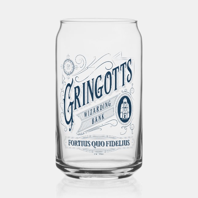 GRINGOTTS Wizarding Bank Vintag Graphic Dosenglas (Vorderseite)