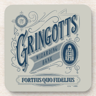 GRINGOTTS Wizarding Bank Vintag Graphic Getränkeuntersetzer