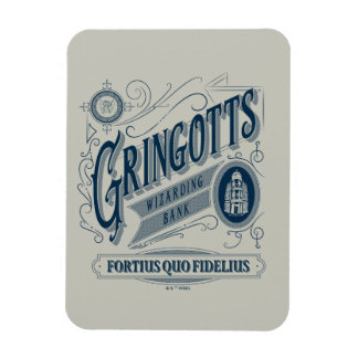GRINGOTTS Wizarding Bank Vintag Graphic Magnet