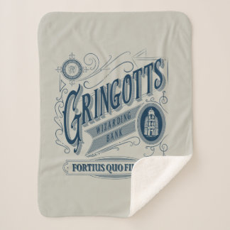 GRINGOTTS Wizarding Bank Vintag Graphic Sherpadecke