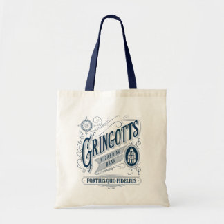 GRINGOTTS Wizarding Bank Vintag Graphic Tragetasche