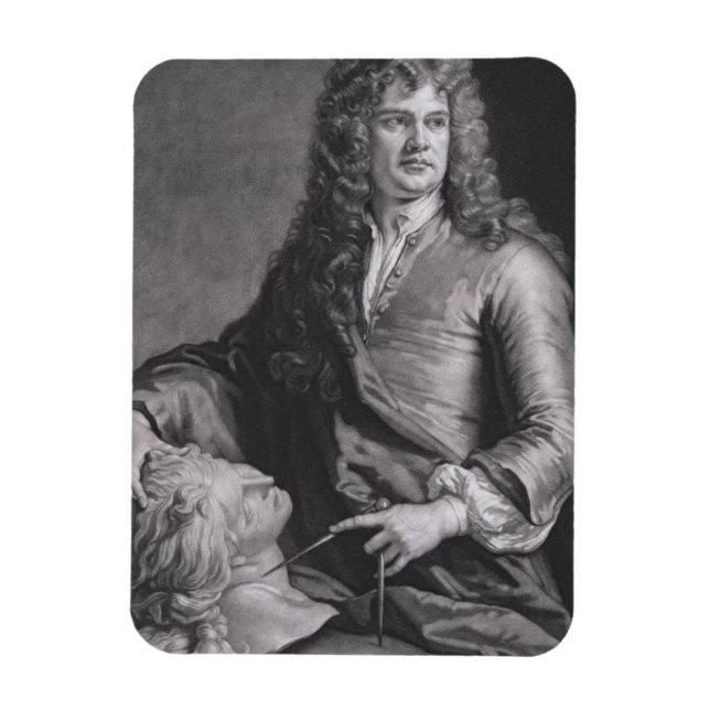 Grinling Gibbons (1648-1721) (Litho) Magnet (Vertikal)