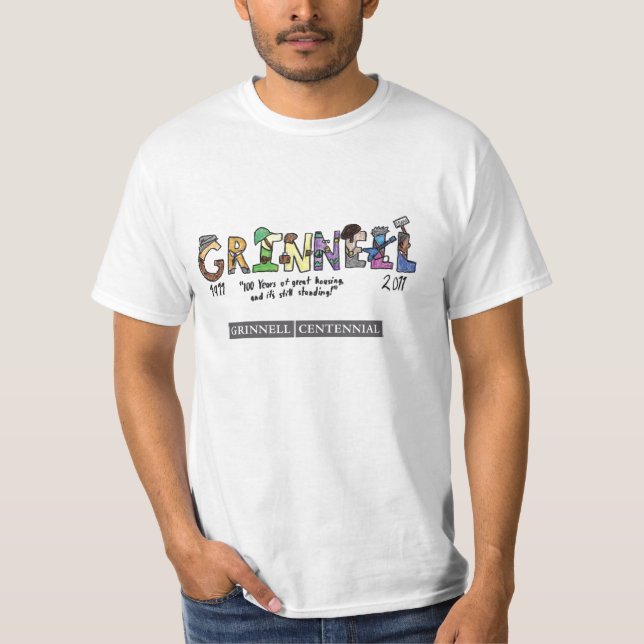 Grinnell bei 100, #2 T-Shirt (Vorderseite)