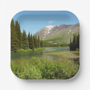 Grinnell Creek im Glacier-Nationalpark Pappteller