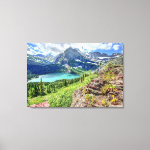 Grinnell Glacier Trail Vista Leinwanddruck