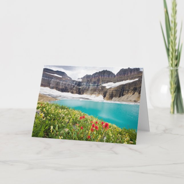 Grinnell Gletscher Karte (Vorderseite)