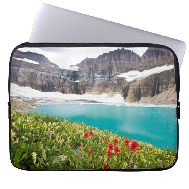 Grinnell Gletscher Laptopschutzhülle (Vorderseite)
