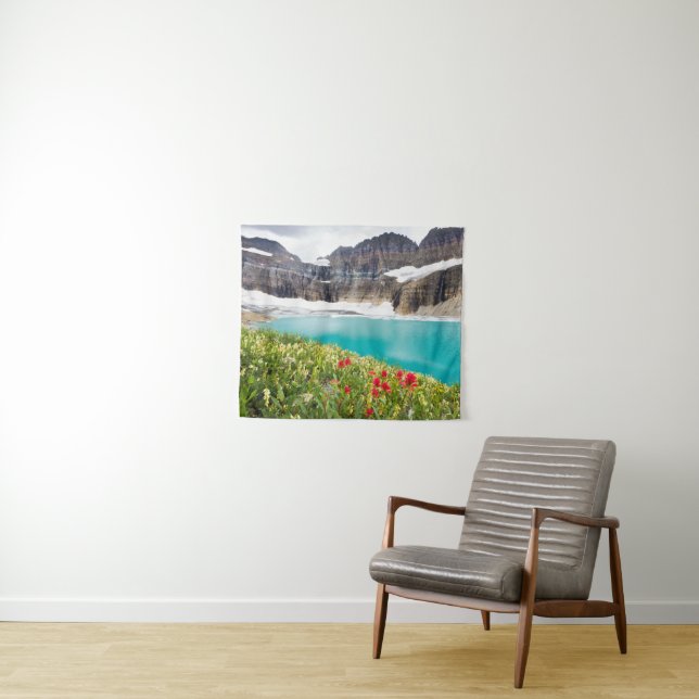 Grinnell Gletscher Wandteppich (Beispiel (Horizontal))