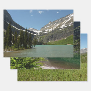 Grinnell Lake im Glacier-Nationalpark Geschenkpapier Set