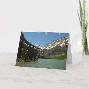Grinnell Lake im Glacier-Nationalpark Karte