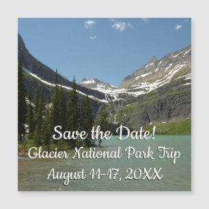 Grinnell Lake im Glacier-Nationalpark Magnetkarte