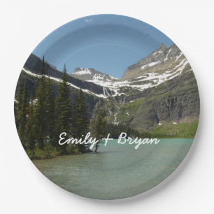 Grinnell Lake im Glacier-Nationalpark Pappteller