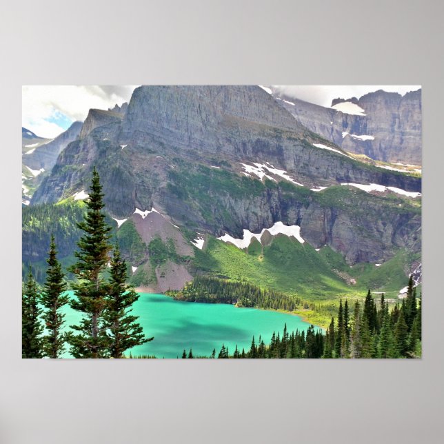 Grinnell Lake Poster (Vorne)