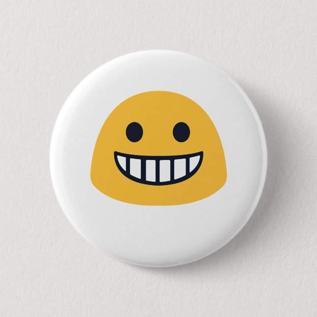 Grinning Emoji Button (Vorderseite)