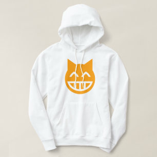 Grinning Emoji Cat Hoodie