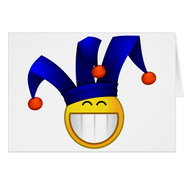 Grinning Emoji Jester (Vorderseite (Horizontal))