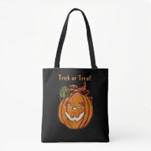 Grinning Pumpkin Trick oder Treateback