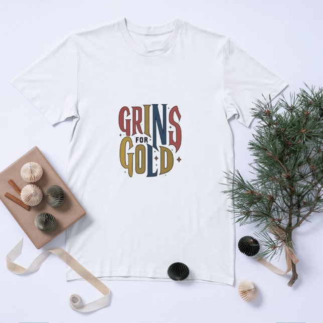 Grins für vergoldete T - Shirt (Von Creator hochgeladen)
