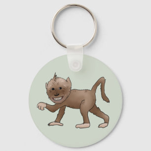 Grinseaffe Schlüsselanhänger