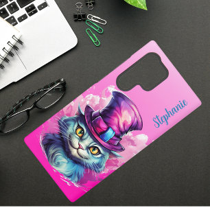 Grinsekatze inspiriert von Alice im Wunderland Samsung Galaxy Hülle