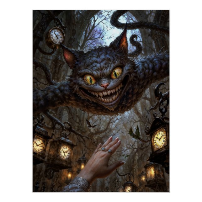 Grinsekatze Poster (Vorderseite)