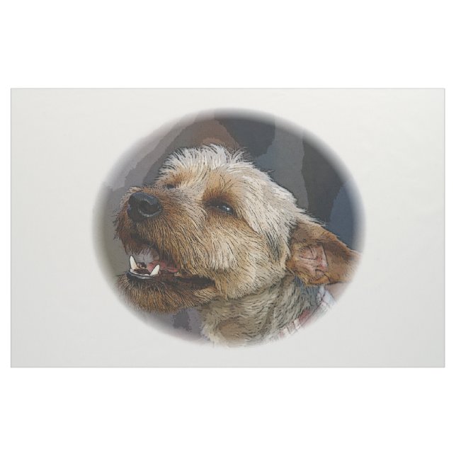 Grinsen-Grenz Stoff (Yard (91,4 cm))