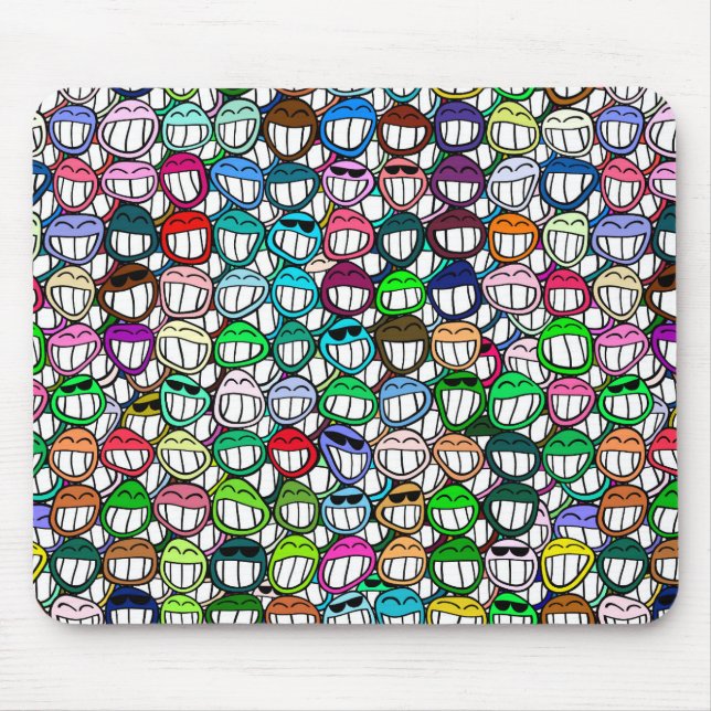 Grinsen Mousepad (Vorne)