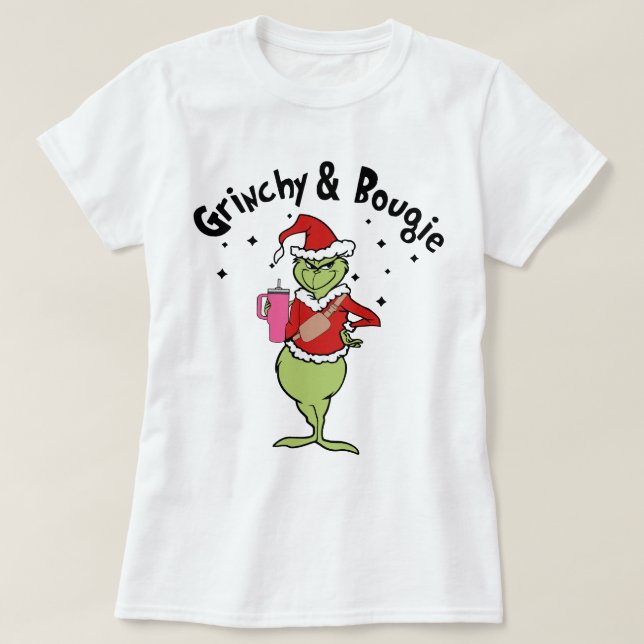 Grinsen und Bougie T-Shirt (Design vorne)