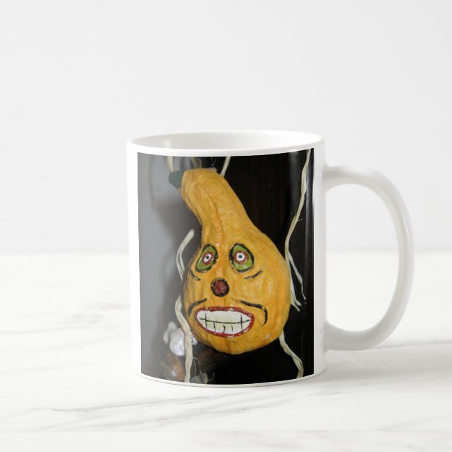 Grinsende Gurke Kaffeetasse (Rechts)