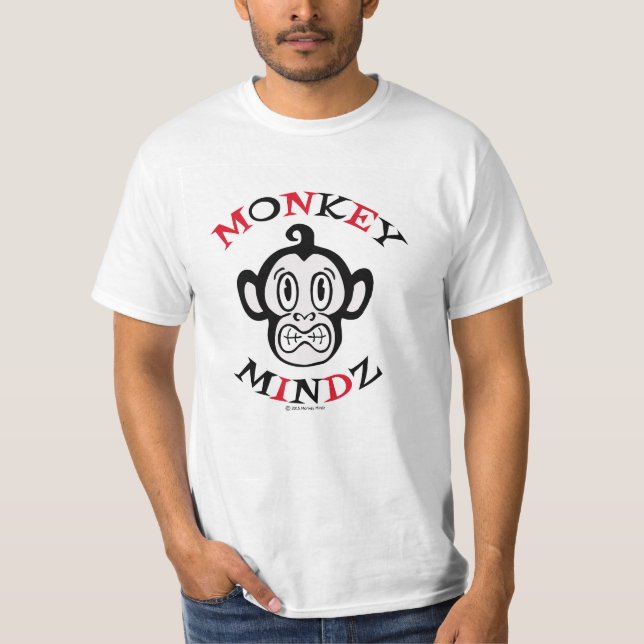 Grinsendes Affe Mindz Logo T-Shirt (Vorderseite)