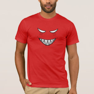 Grinsendes Gesicht mit bösen Blicken T-Shirt
