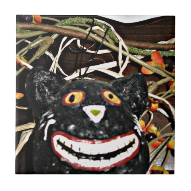 Grinsenkatze Fliese (Vorderseite)