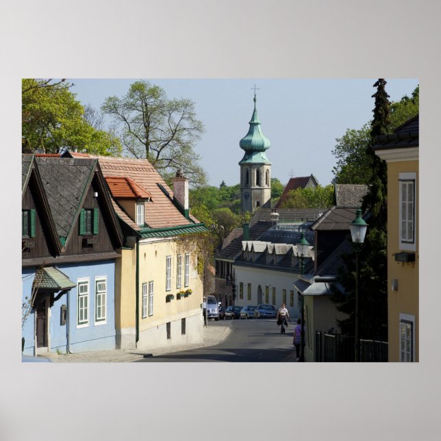 Grinzing, Wien, Österreich Poster (Vorne)